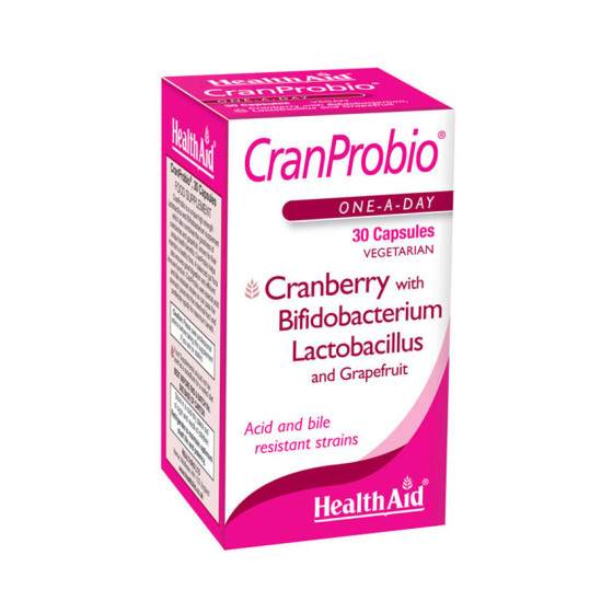 Health Aid CranProbio Συμπλήρωμα Διατροφής για το Ουροποιητικό 30caps